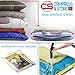 Compress & Store 20 X 28 Inch M- Superior Seals Vacuum Storage Bags (80% More Storage Than Leading Brands) Free Hand Pump For Travel! (5 Pack)