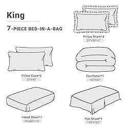 JOLLYVOGUE King Size Comforter Set 7