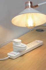 Mercury Plug-In Dimmer Switch UK 3-Pin Mains Socket White view 3