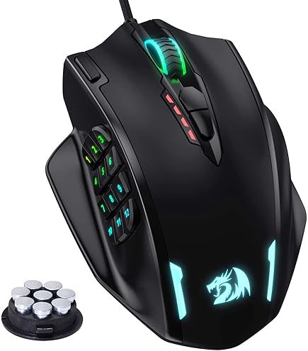 ●MAD WISDOM MAD CATZ R.A.T. 8+ Gaming Mouse (USB/Black/16000dpi/11 Buttons