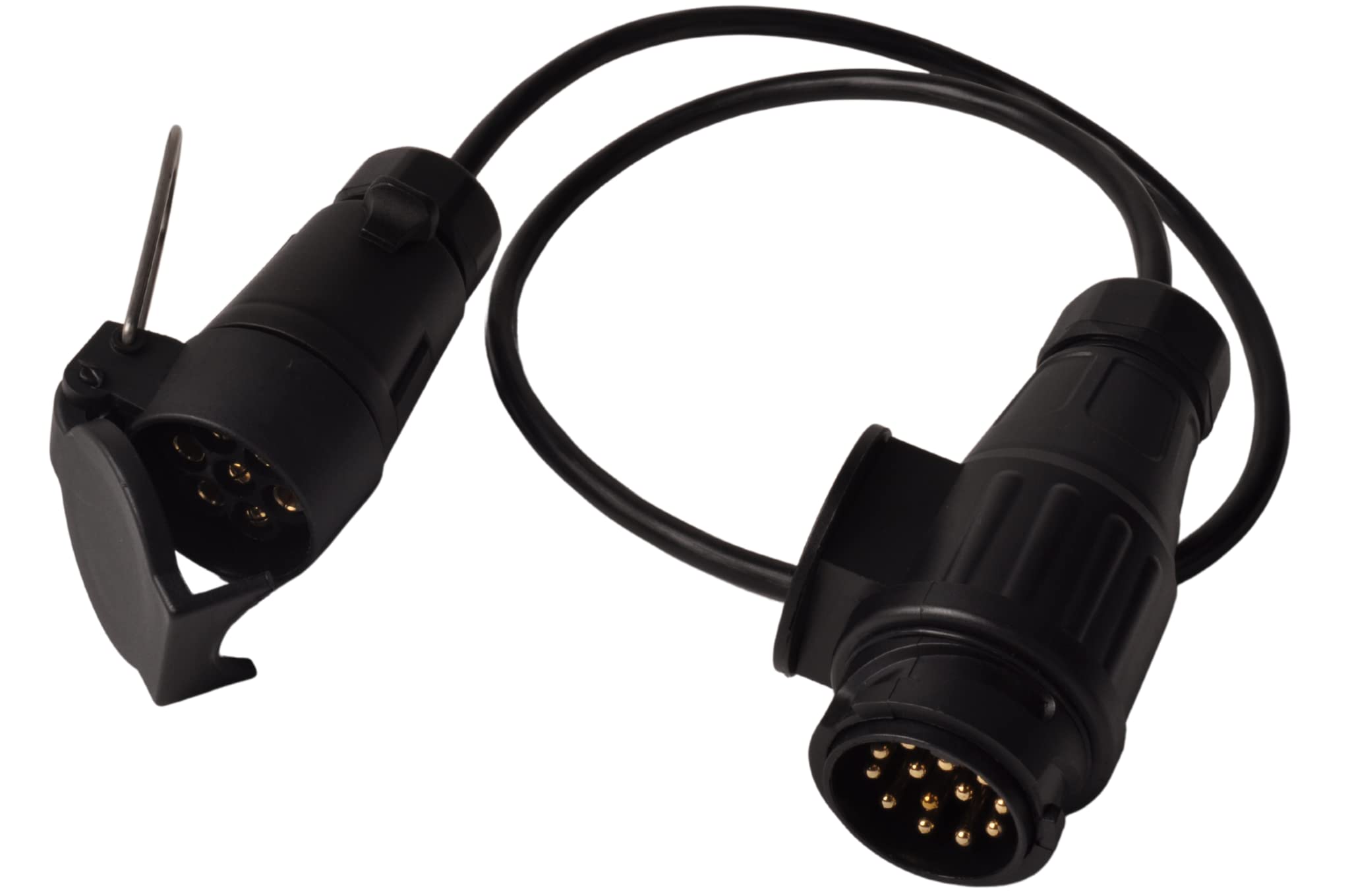adapter cable 13/7-pin 12 Volt 80 cm black