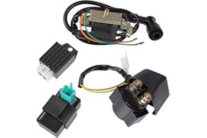 Anxingo Ignition Coil CDI Regulator Rectifier Relay Kit Fits for Chinese ATV Quad 50cc 70cc 90cc 110cc