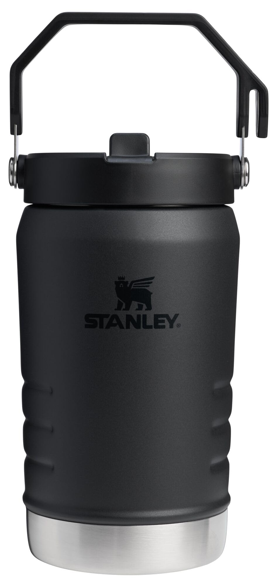 Photo 1 of Stanley IceFlow 2.0 Flip Straw Jug with Handle 40 oz | Twist On Lid and Flip Up Straw | Leakproof for Travel and Sports | Insulated Stainless Steel | BPA-Free | Black 2.0
