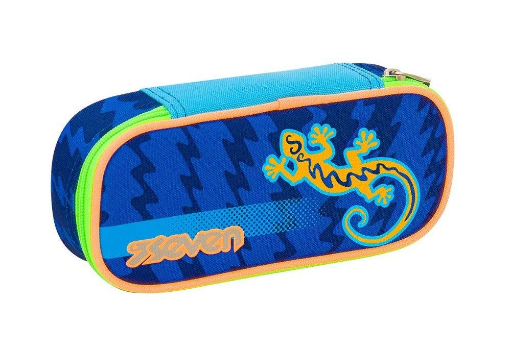 Seven School Pen Holder - Gecko Boy Blue