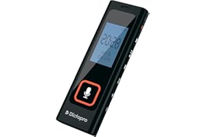Dictopro Digital Voice Activated Recorder w/Password Protection-HQ Recording from 60ft,Record Lectures&Meetings, Sensitive Microphone, Automatic Noise Reduction, 582H Playback, Small & Portable,USB,8G