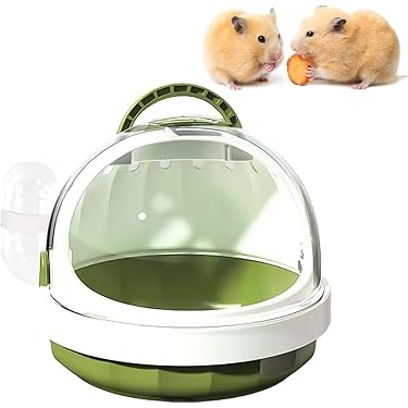 Sac De Transport Portable Pour Hamster Et Petits Animaux - Sac à Dos En Velours Chaud - Dimensions 11x7.5x7.5 Cm - Rose Ou Gris
