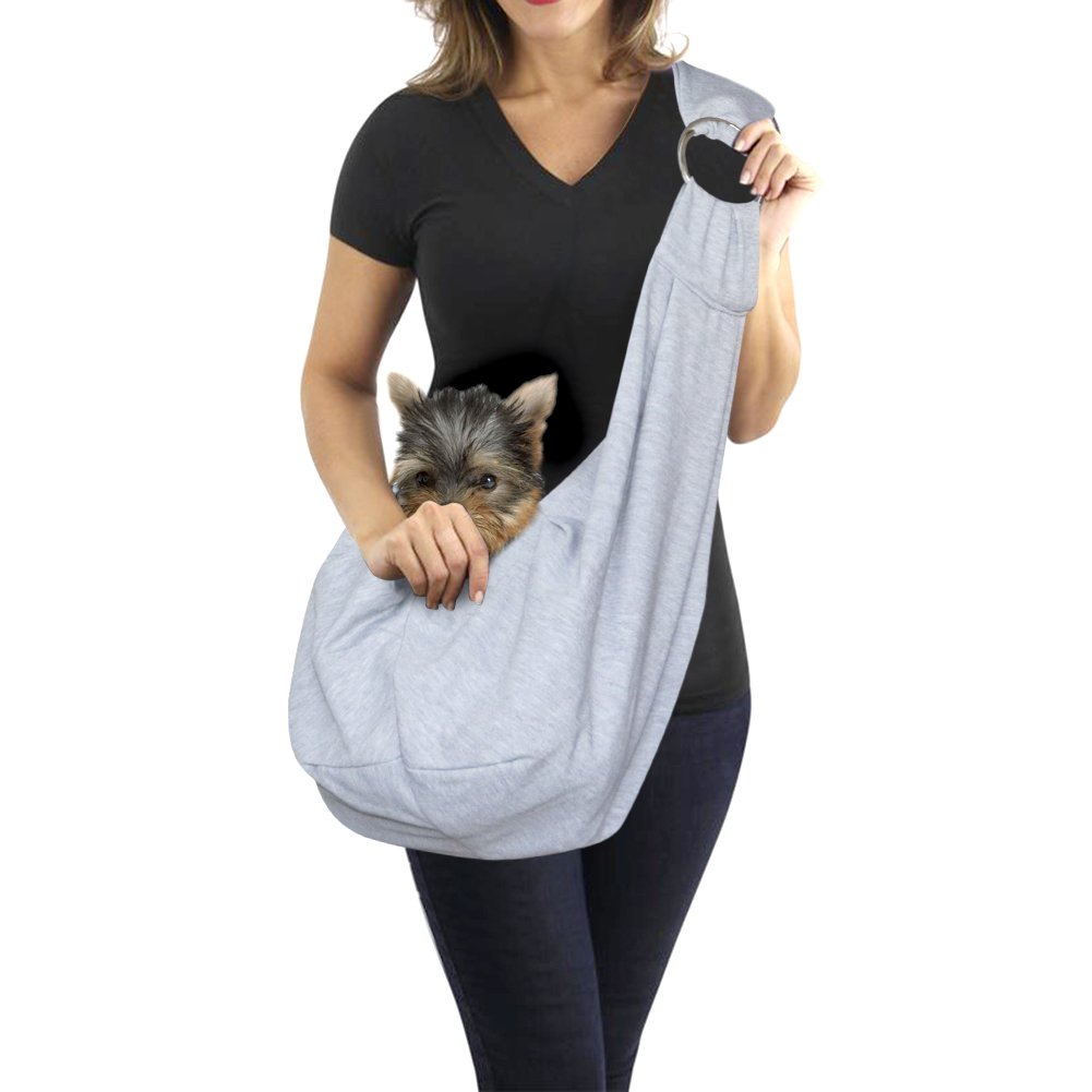 Medium Dog Carrier Pet Sling Bag with Adjustable Strap HandsFree