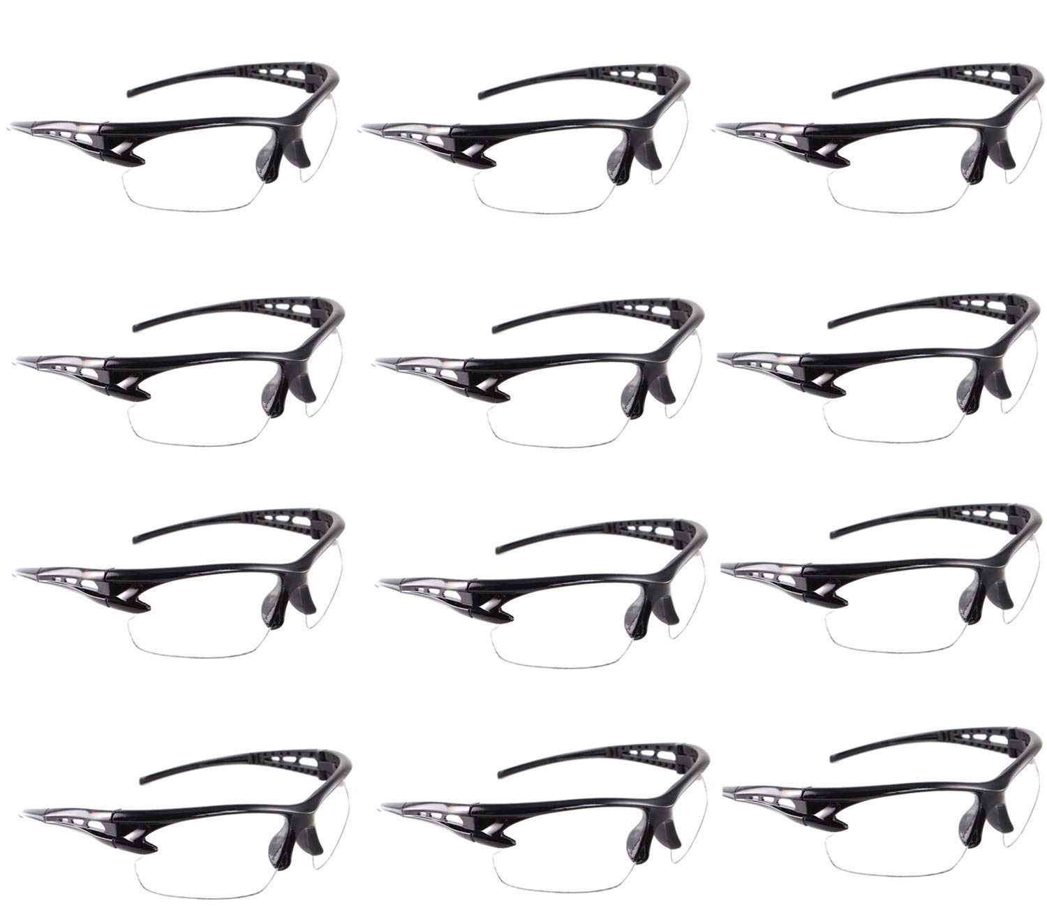 HONGCI Children’s Safety Glasses－12 Pack of Kids Outdoor Game Protective Goggles Safety Goggles Eyewear for Nerf N-Strike Elite Gun Toy Gun Game Eye Protection & Laboratory Work Safety Glasses