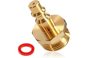 LitOrange Lead-Free RV Blowout Plug for Winterization with Quick Connect – Prevents Pipe Freezing and Bursting, 1 Pack