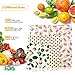 Beeswax Wrap Set by Funhouse! 3 Wax Wraps WITH Extra Security! Multisized Bees Wrap Food Wrap - Bee Paper for Eco-Friendly Cling Film Plastic Wrap Alternative - Zero Waste, Reusable Beeswrap Cloth