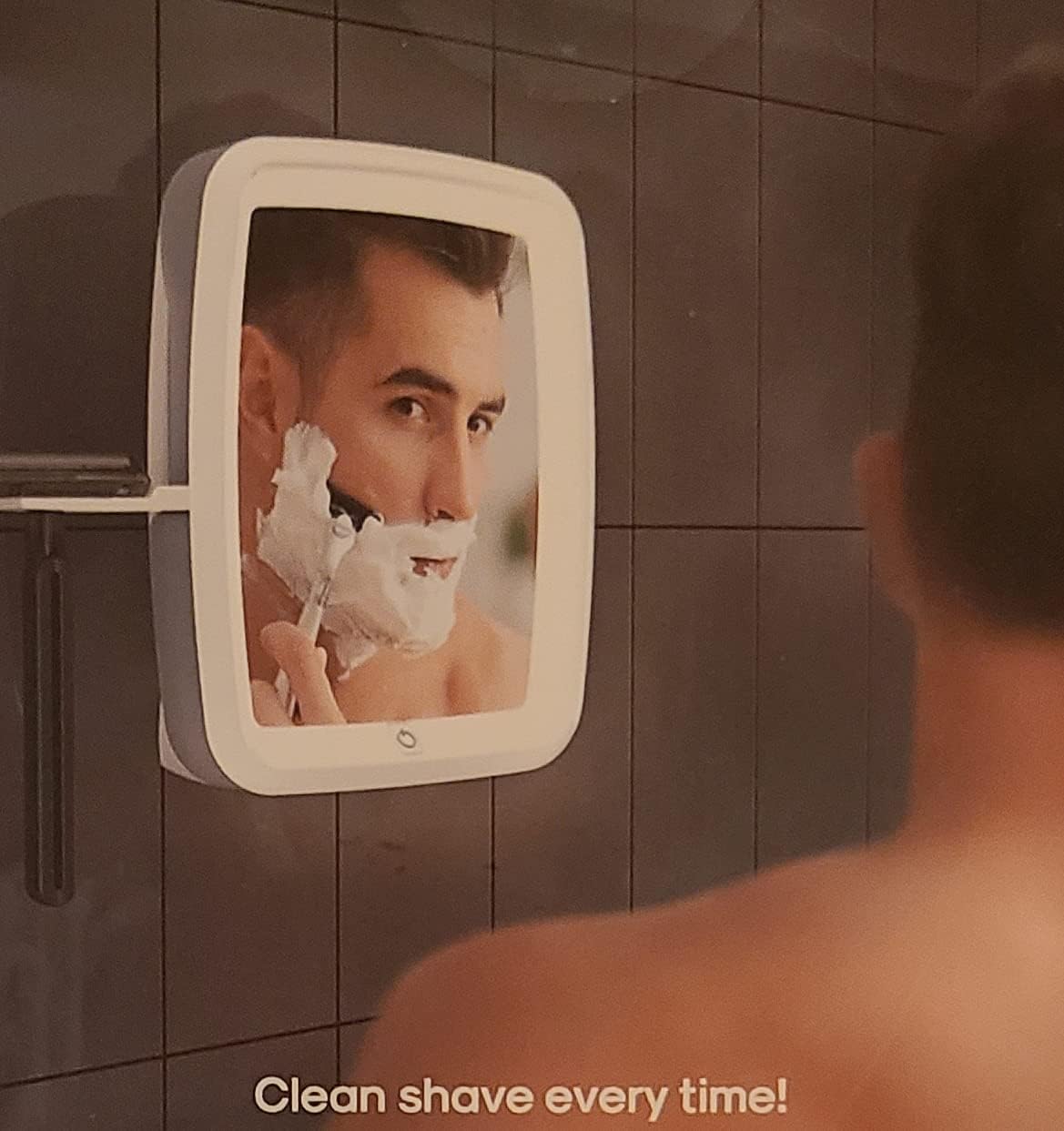 Fog-Resistant LED Shower Mirror -