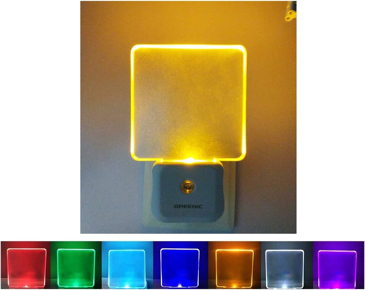 GREENIC Night Light,Dusk to Dawn Light Sensor,Automatic Plug in LED