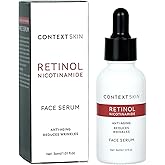Context Skin Retinol Face Serum – Retinol Serum for Face Anti Aging, Anti-Wrinkle Formula to Smooth Fine Lines, Enhance Firmness & Restore Radiance, Hydrating Night Treatment for Even Skin - 1 Fl oz
