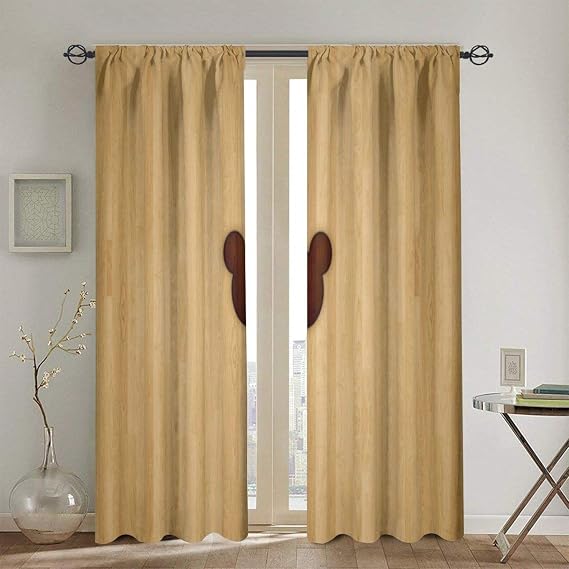 Amazon.com: XZPENG Cartoon Mickey Mouse Blackout Curtains Set for Home