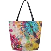 ZZKKO Japanese Cherry Canvas Tote Grocery Bag Shoulder Casual Book Bag