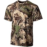 Pnuma Outdoors Rogue Short Sleeve Hunting Shirt, Caza Camo, SilverStrike Odor Control, Athletic Fit (PLSSTCZ)