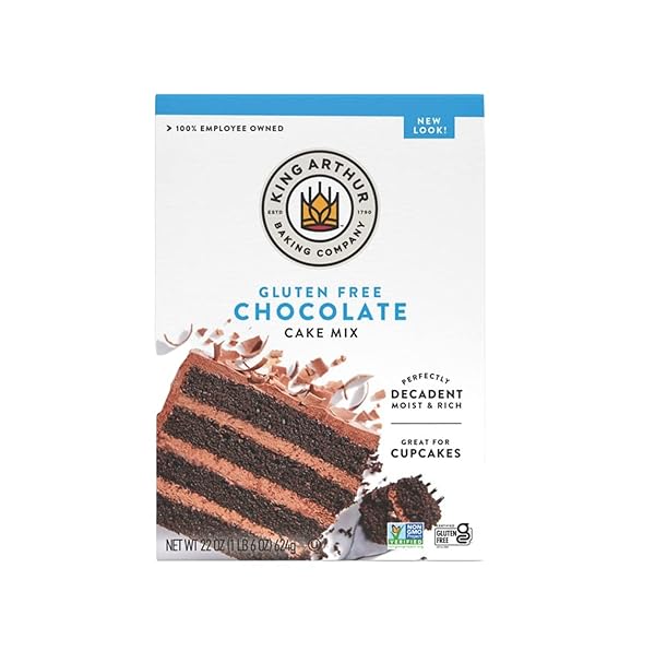 KING ARTHUR GLUTEN FREE CHOCOLATE CAKE MIX: RICH,...