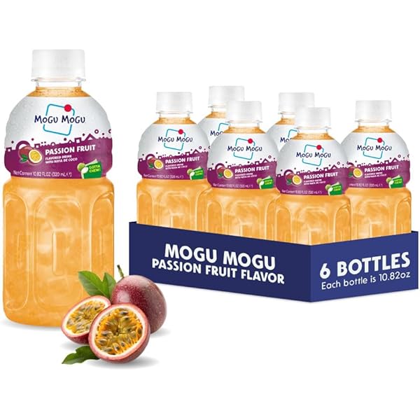 Amazon.com: Mogu Mogu Juice with Nata De Coco 6 Pack (Bundle)