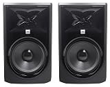 (2) JBL 308P MkII 8" 2-Way Active Powered Studio Reference Monitors Speakers