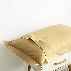 SUSYBAO 100% Cotton Gold Duvet Cover Twin Mustard