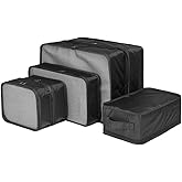 JJ POWER Travel Packing Cubes, Luggage Organizers with Shoe Bag