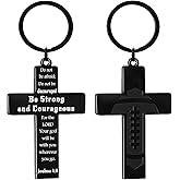 Ghloyza Football Cross Keychain First Communion Baptism Confirmation Gift for Dad Boyfriend Husband Christian Easter Gift