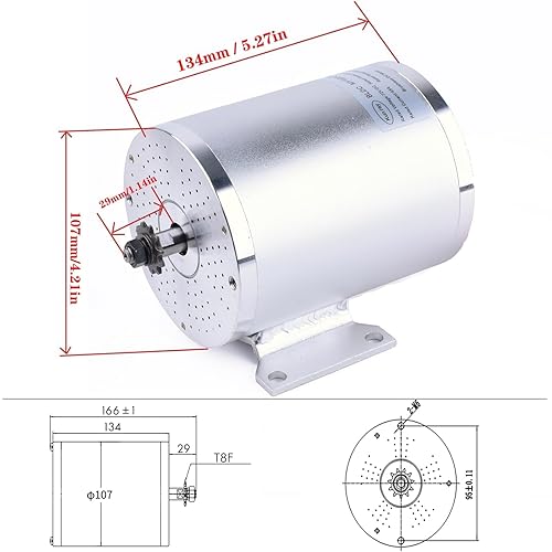 BLDC 72V 3000W Brushless Motor Kit with 24 Mosfet 50A Controller