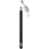 e.l.f. Satin Eyeliner Pencil, Smooth Glide Eyeliner For A Satin Finish, Includes A Built-In Sharpener, Vegan &amp; Cruelty-Free, Black