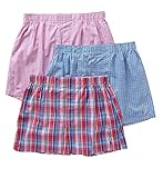 Polo Ralph Lauren Classic Woven Boxer 3-Pack, L, Bahama Plaid