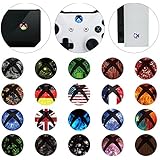 eXtremeRate® 60 pcs Custom Home Button Power Switch Stickers Skin Cover for Xbox One / One X / One S Console Kinect and Xbox One / One X / One S / Elite Controllers
