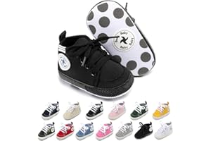 BEIDI Baby Girl Boy Shoes 0-18 Months,Infant Unique Essentials Gifts,Unisex Newborn Doll Slip-on Soft Sole High-top Frist Walking Sneakers