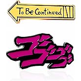 JJBA JoJo Enamel Brooch & Pins: 'To Be Continued' Kujo Jotaro Hat Cosplay Golden Men's, Women's & Kids