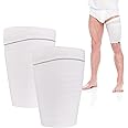 Catheter Leg Bag Holder 2 Count Fabric Catheter Sleeves Urine Leg Bag Holder - Urinary Drainage Bag Stay in Place Urine Bags for Legs Foley Catheter Bag Holder Strap for Men or Women Wheelchairs (L)
