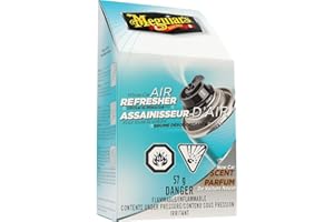 Meguiar's Air Refresher - New Car Scent, Single Use Odour Eliminator, 71g - G16402C