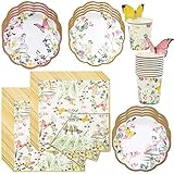 Talking Tables Truly Fairy Party Bundle | Designer Plates, Napkins, and Cups for a Fairy Themed Party