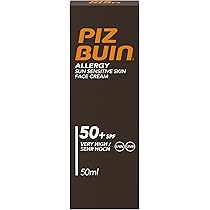 Amazon.com: Allergy by Piz Buin Face Cream SPF50+ 50ml