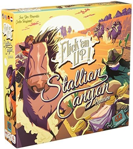 Flick'em Up Stallion Canyon Board Game by Pretzel Games