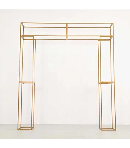 立体的コラージュアート 金色フレーム Amazon.com: Efavormart 7.5ft Gold Metal 3D Rectangular Wedding