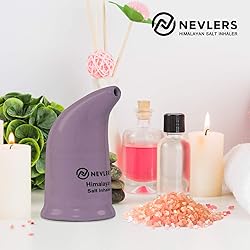 Nevlers Himalayan Salt Inhaler Ceramic with 6 Oz