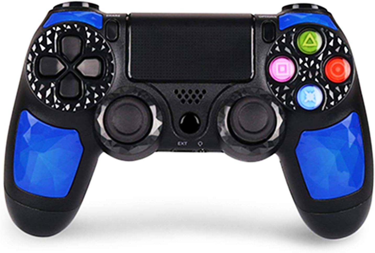 Game Controller for PS4,Wireless Controller with Dual Vibration Game Joystick (Blue)