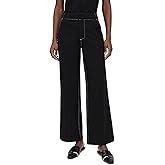 rag & bone Women's Irina Ponte Contrast Stitch Tailored Pants