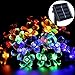 Ucharge Solar String Lights Flower 50 LED 23ft Multi-Color Waterproof Fairy Flower Garden Lights for Outdoor, Wedding, Patio, Lawn, Home, Party, Holiday