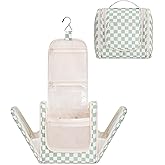 Narwey Hanging Toiletry Bag for Women Travel Makeup Bag Organizer Toiletries Bag for Cosmetics Essentials Accessories