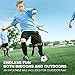 Kids Toys Hover Ball Soccer Ball Toy with 2 Goals, Hover Ball Set with LED Light, Excellent Time Killer for Boys/Girls, Air Soccer Disk with Foam Bumper for Indoor Games, An Inflatable Ball Included
