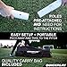 QuickPlay Match-Fold Soccer Goal (12x6') with 2YR Warranty