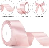 G2PLUS Baby Pink Satin Ribbon 40mm x 22m Decorative Gift Wrapping Crafting view 3