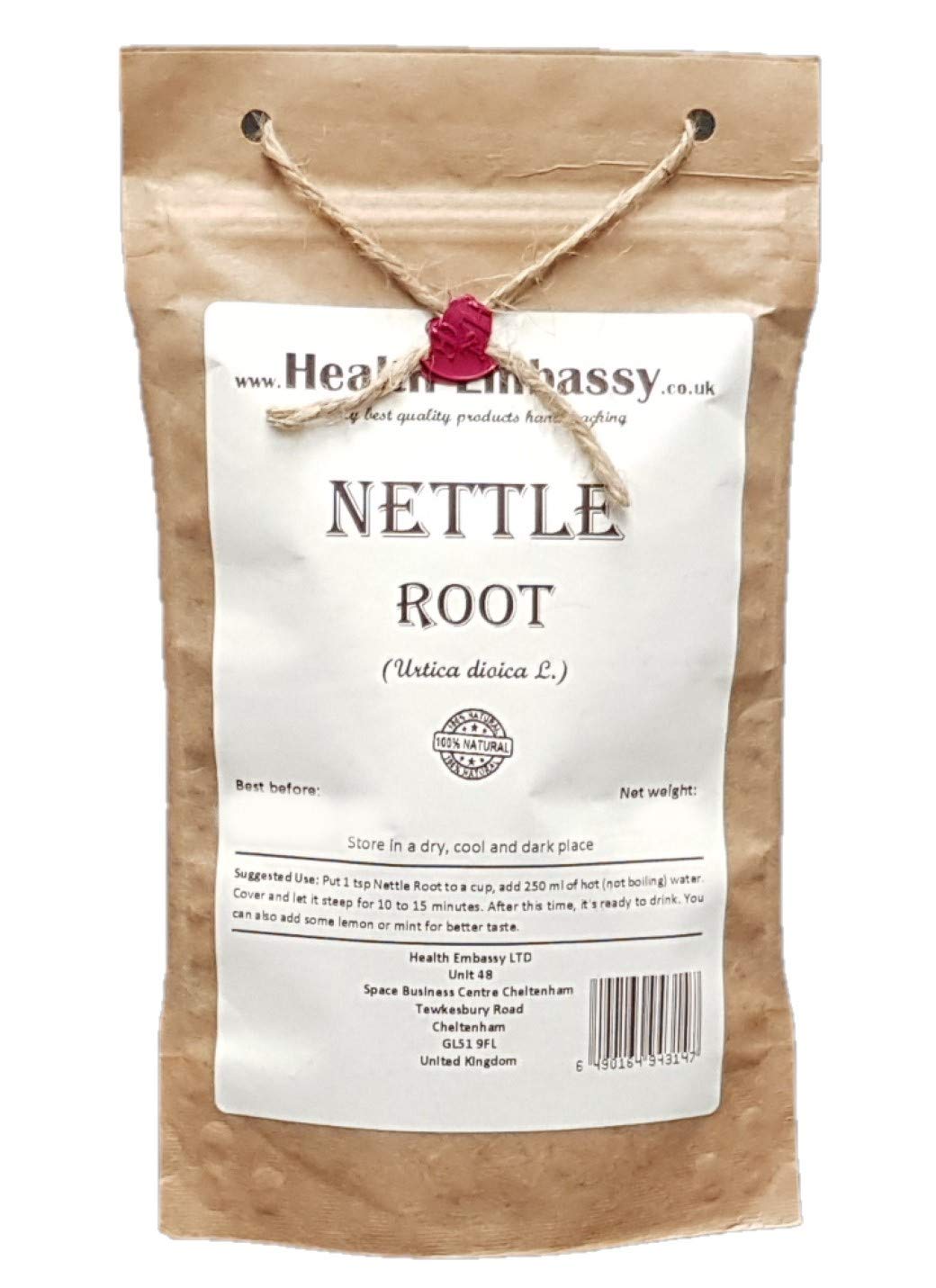 Health Embassy Nettle Root Tea | Urtica Dioica L | 50g
