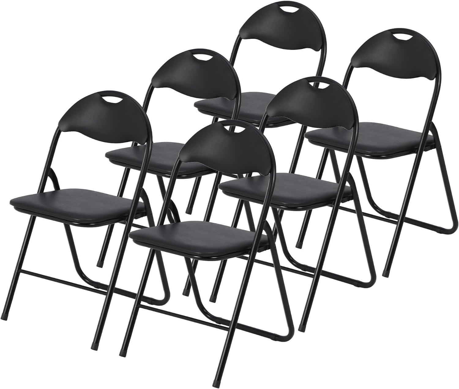 Mua Folding Chairs 6 Pack with Cushion, Outdoor & Indoor Event Portable ...