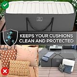Barlborough Garden Cushion Storage Bag Cover XLarge 200 x 75 x 60cm Grey view 4
