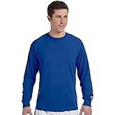 Champion Men's Long Sleeve Crew Neck Tagless T-Shirt